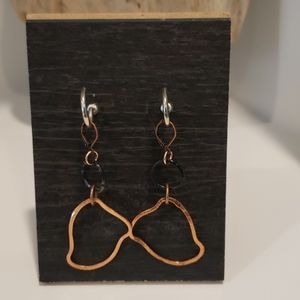 Modern triangle earrings